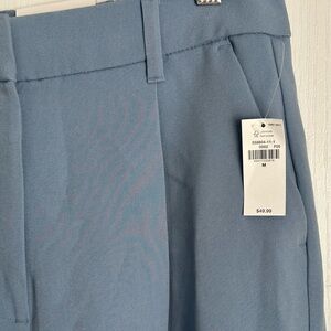 Old Navy Extra High-Waisted Taylor Wide-Leg Trouser Pants Dusty Blue Color sz M